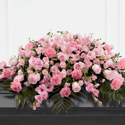 Garden of Comfort Casket Spray (Standard) –  Fairy Queen Floral, Madera CA