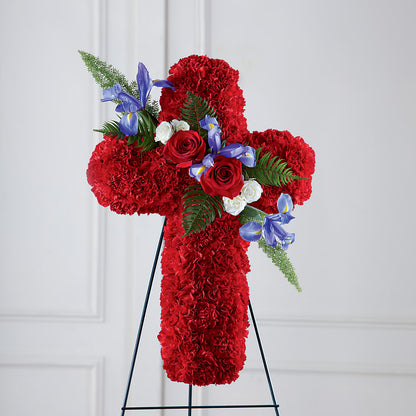 Faithful Hero Floral Cross –  Fairy Queen Floral, Madera CA