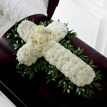 Peaceful Memories Casket Spray (Standard) –  Fairy Queen Floral, Madera CA