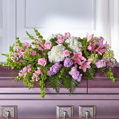 Life's Gratitude Casket Spray –  Fairy Queen Floral, Madera CA