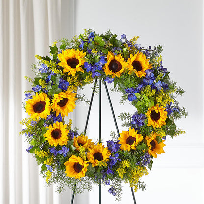 Bright Rays Wreath –  Fairy Queen Floral, Madera CA