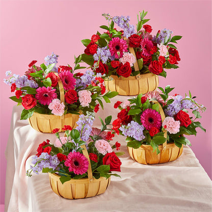 Pink Picnic Basket –  Fairy Queen Floral, Madera CA