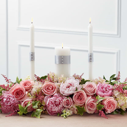 Worldwide Romance Unity Candle Arrangement –  Fairy Queen Floral, Madera CA
