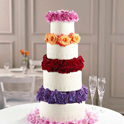 Infinite Love Cake Décor –  Fairy Queen Floral, Madera CA