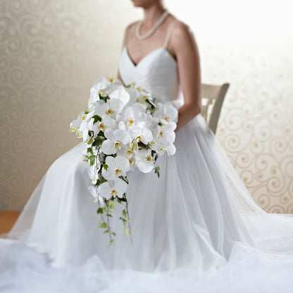 Classic White Bouquet –  Fairy Queen Floral, Madera CA