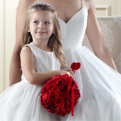 Pure at Heart Flower Girl Arrangement –  Fairy Queen Floral, Madera CA